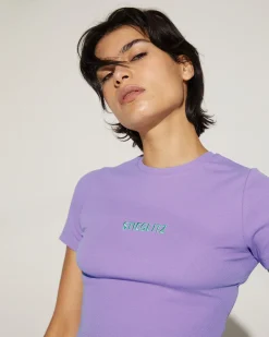 Discount Cropped Top Lilac T-Shirts & Tops