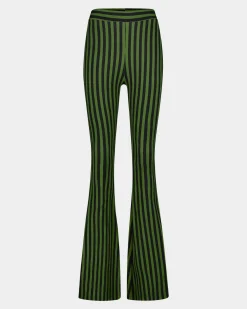 Hot Erica Flared Broek Groen Broeken