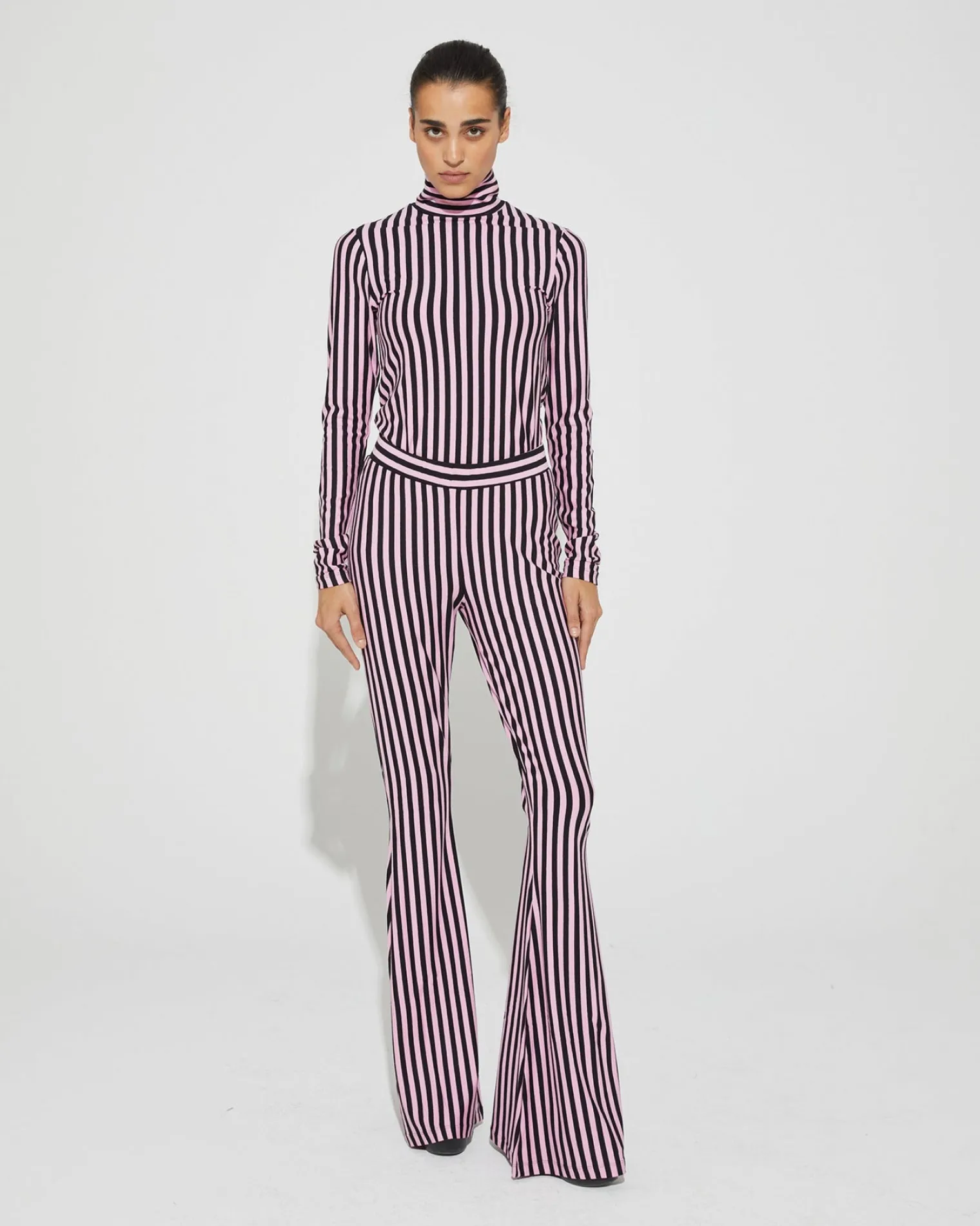 Flash Sale Erica Flared Broek Roze Broeken