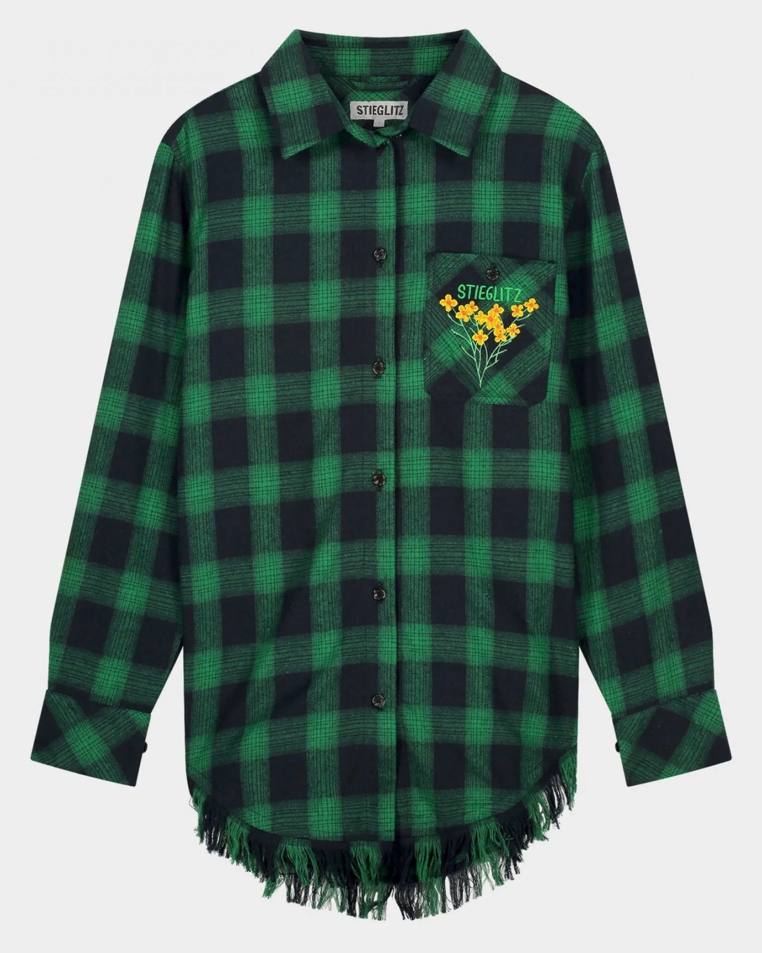 Online Ian Blouse Groen Longsleeves & Blouses