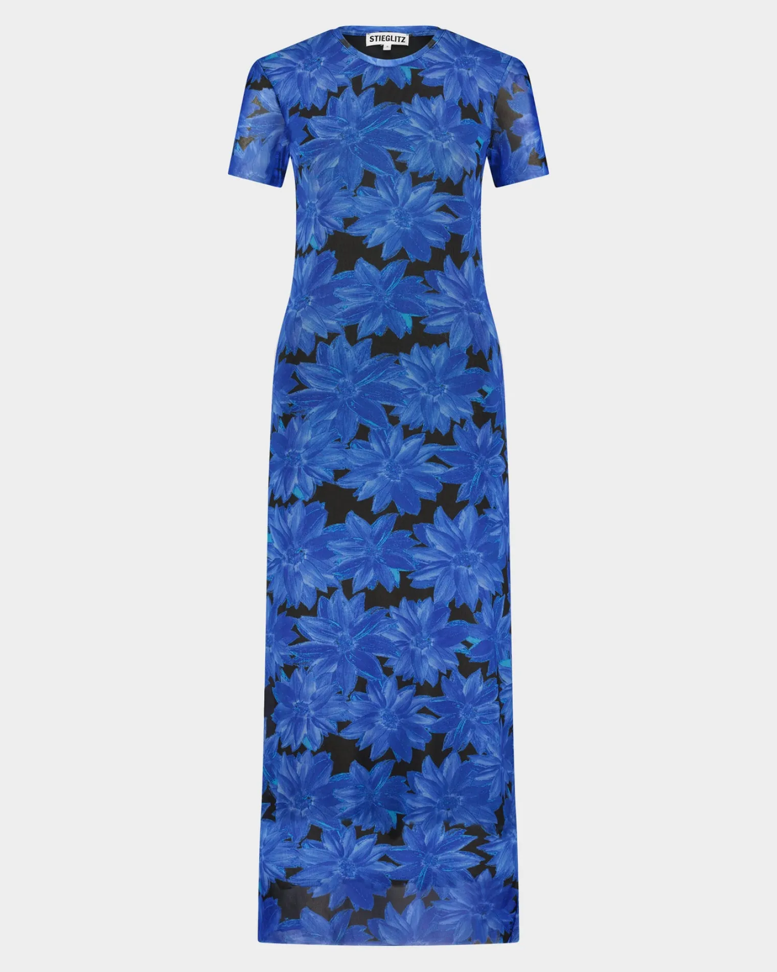 Fashion Joan Mesh Jurk Blauw Jurken