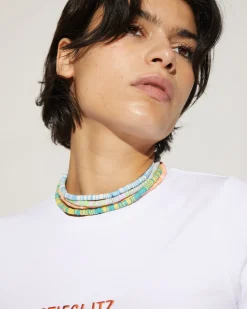 Fashion Lemon Squeeze Ketting Geel/Groen Accessories