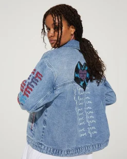 Discount Love Denim Jacket Jacks