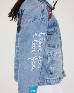 Discount Love Denim Jacket Jacks